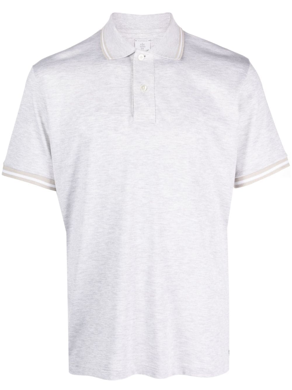 Eleventy short-sleeved polo shirt - Grey von Eleventy