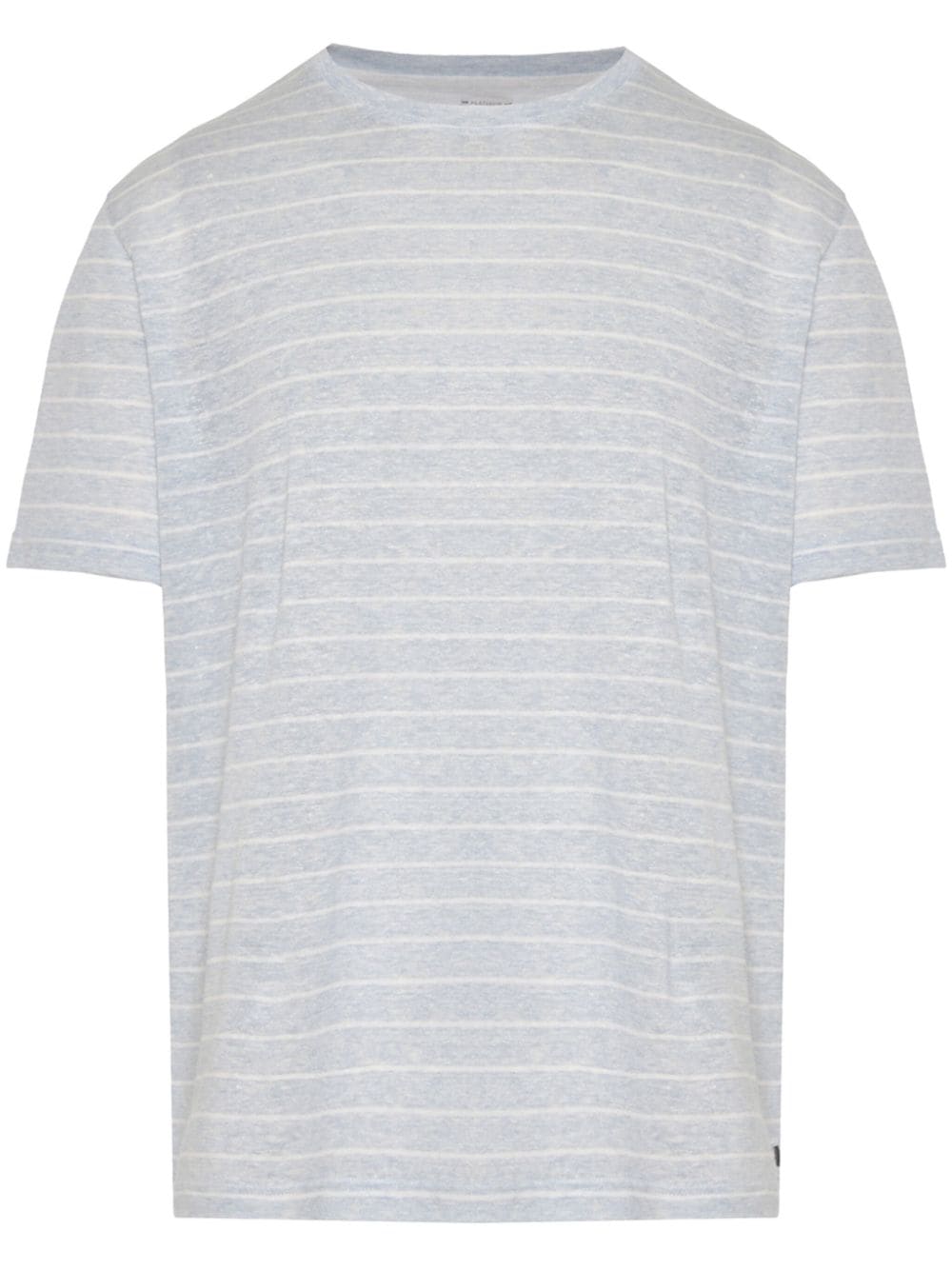 Eleventy striped crew-neck T-shirt - Blue von Eleventy