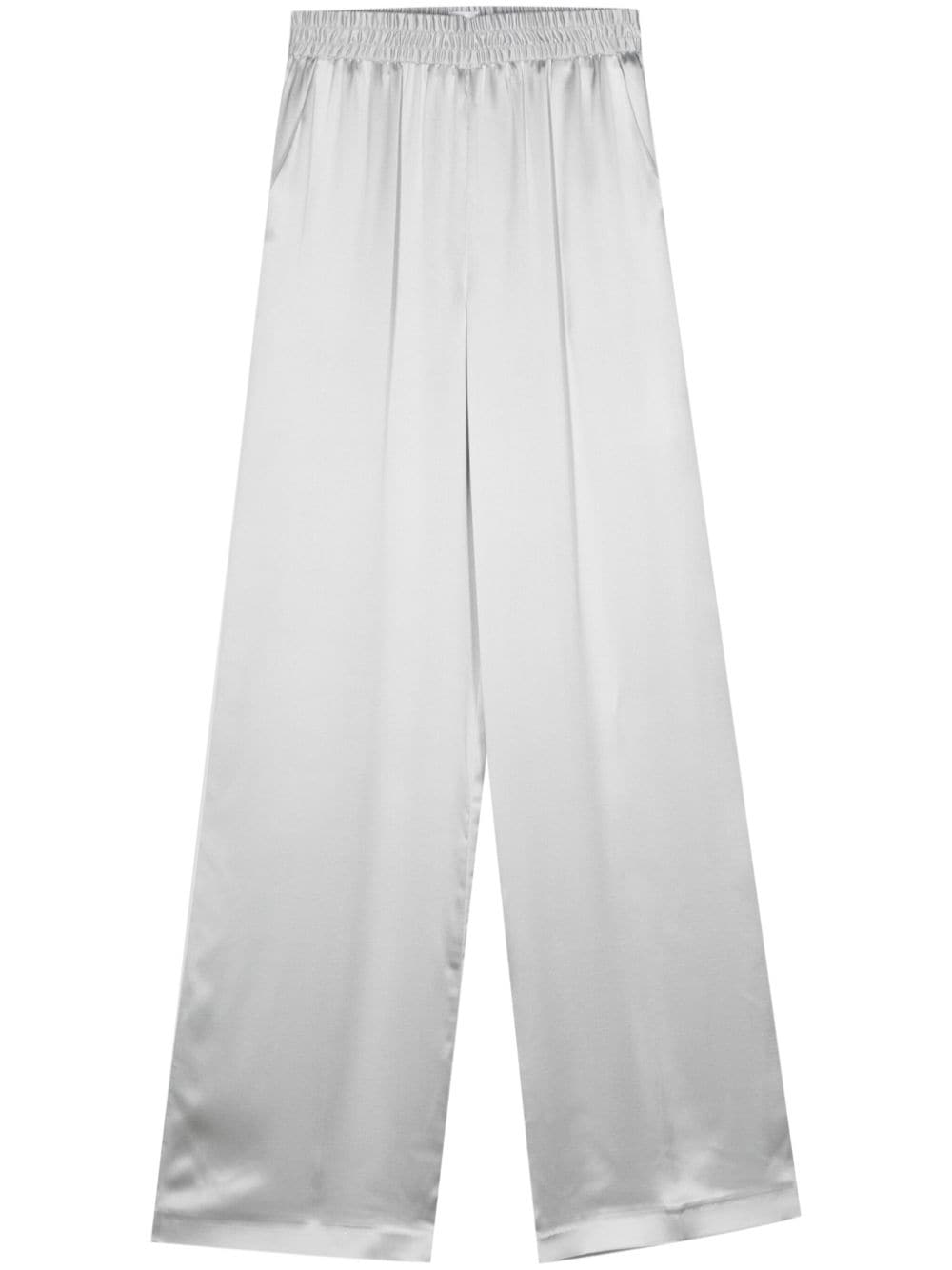 Eleventy wide-leg silk trousers - Blue von Eleventy