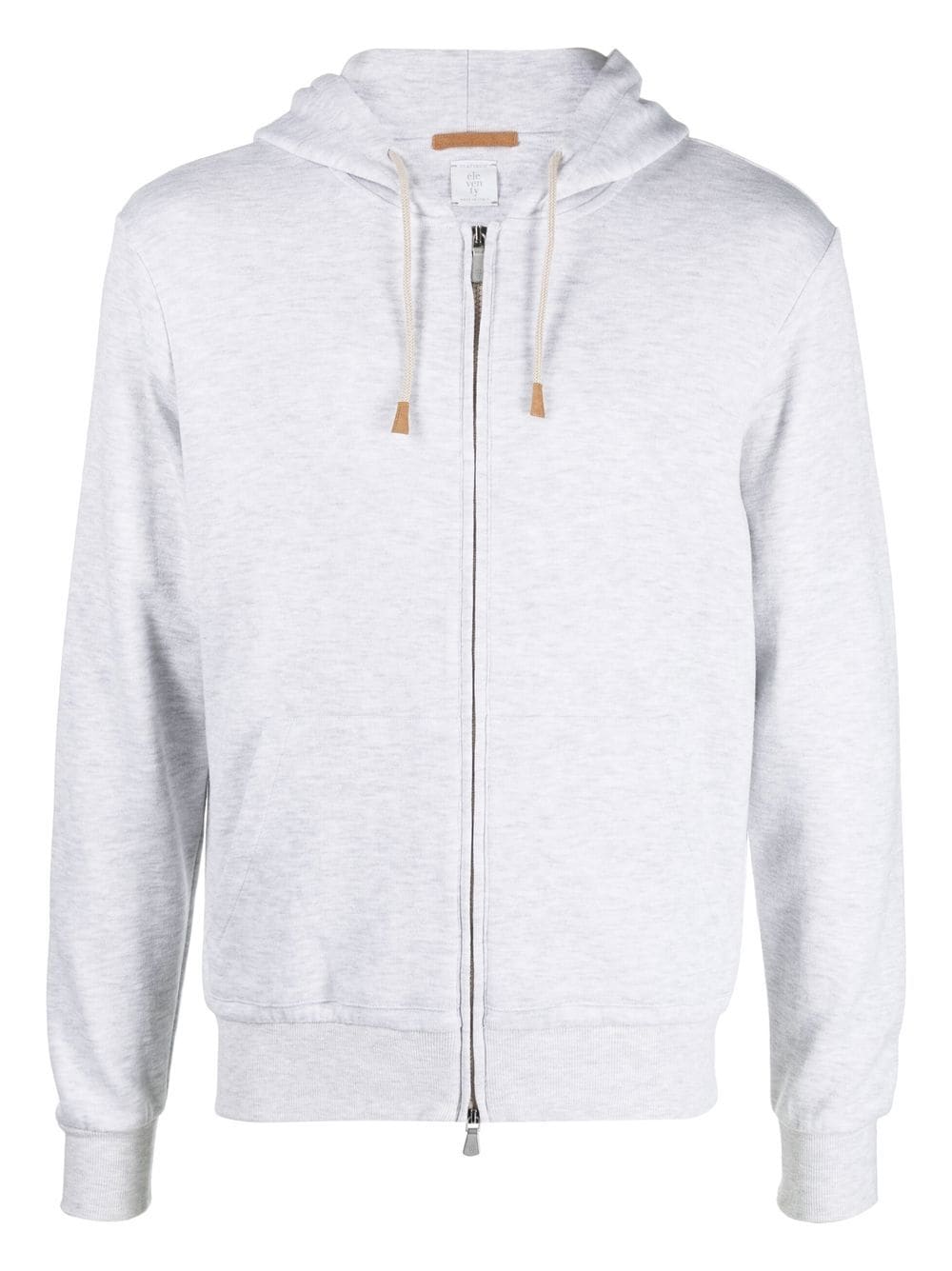 Eleventy zip-up lounge hoodie - Grey von Eleventy