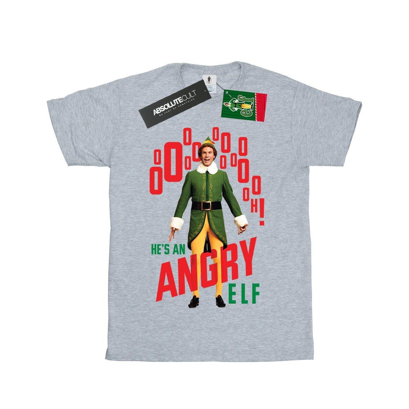 Angry Tshirt Jungen Grau 116 von Elf