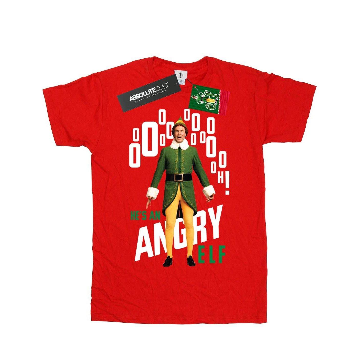 Angry Tshirt Jungen Rot Bunt 128 von Elf