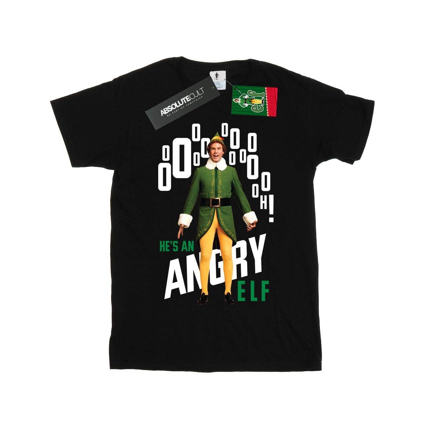 Angry Tshirt Jungen Schwarz 140/146 von Elf