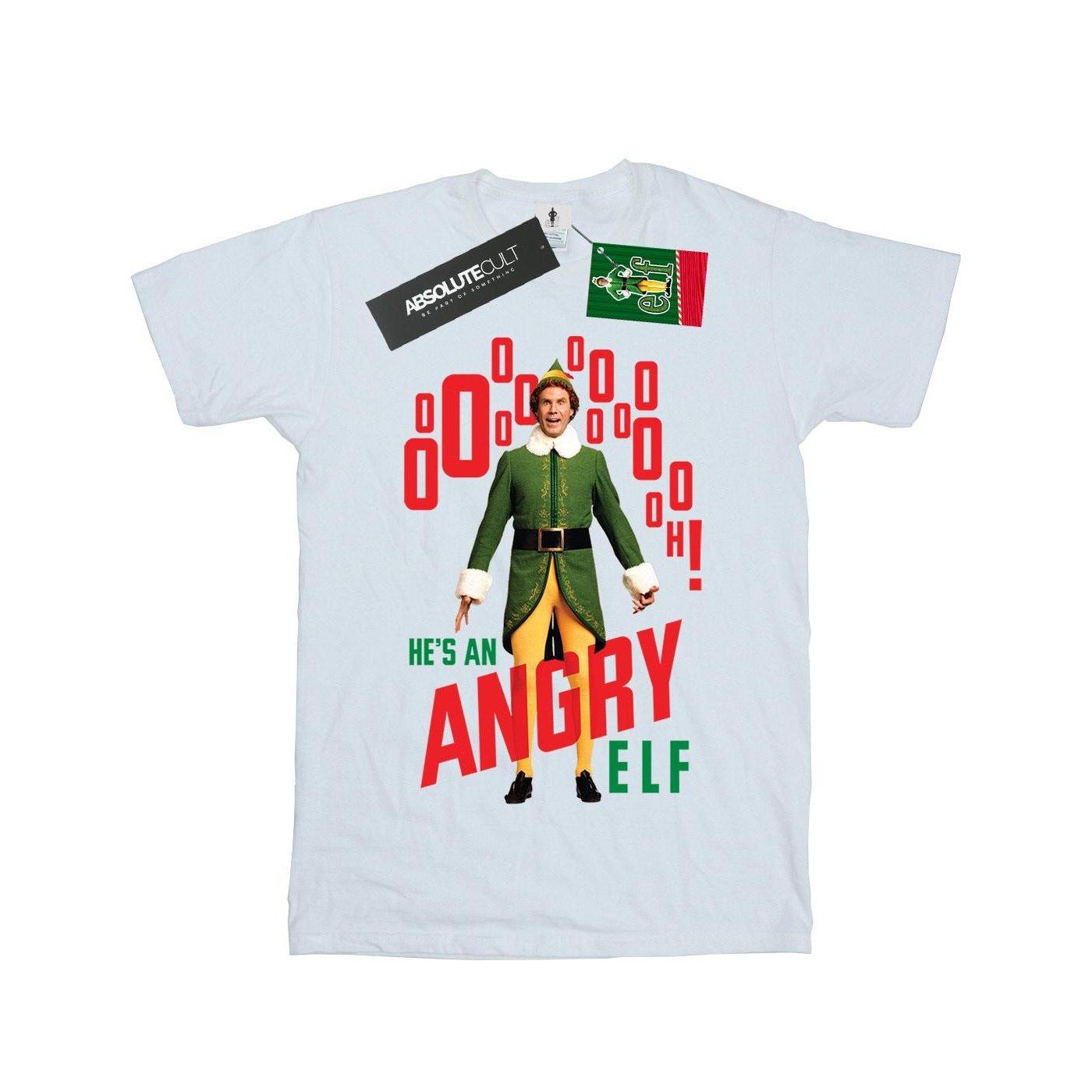 Angry Tshirt Jungen Weiss 116 von Elf