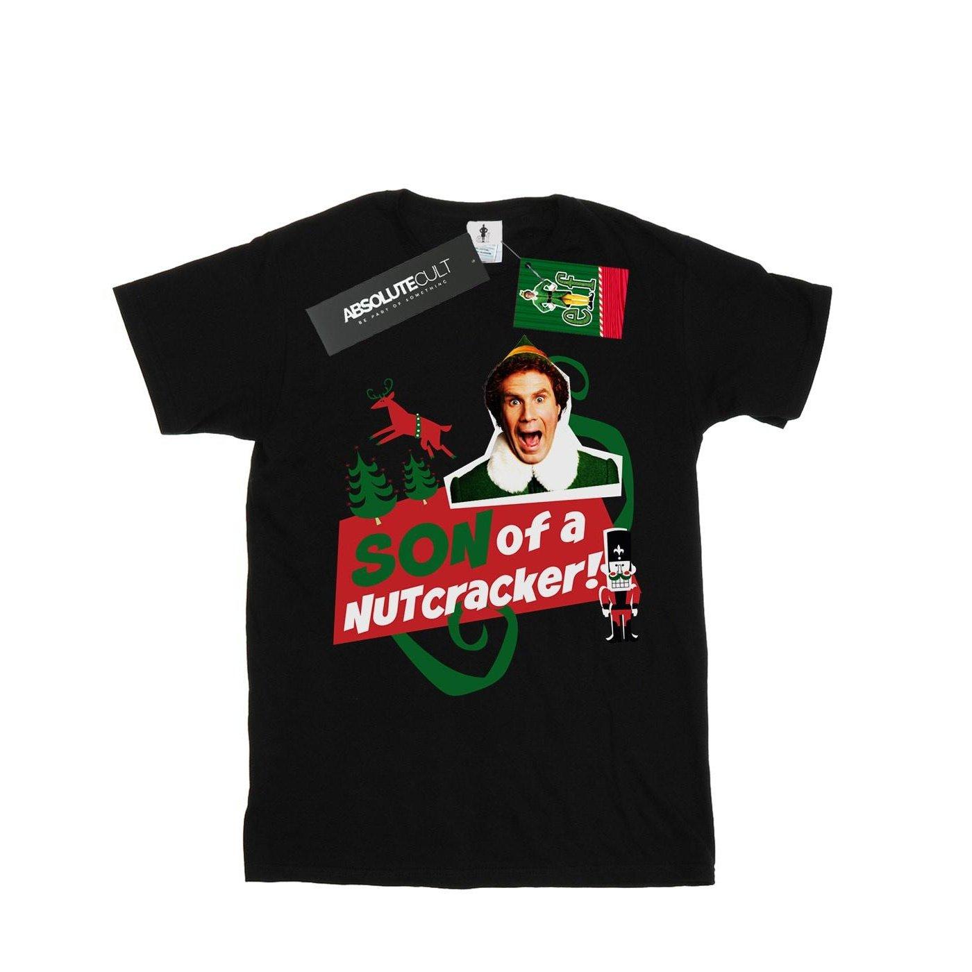 Son Of A Nutcracker Tshirt Jungen Schwarz 116 von Elf