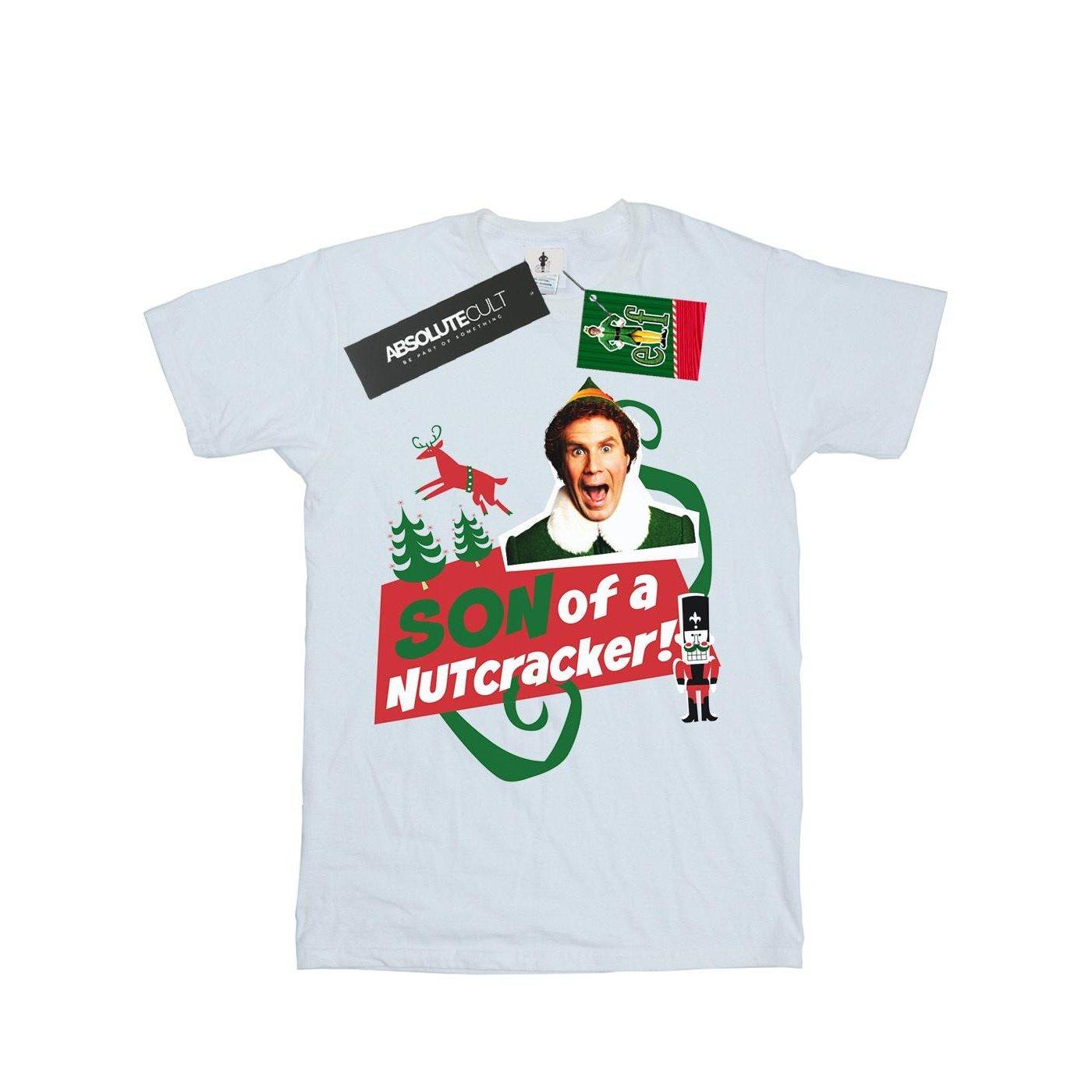 Son Of A Nutcracker Tshirt Jungen Weiss 140/146 von Elf