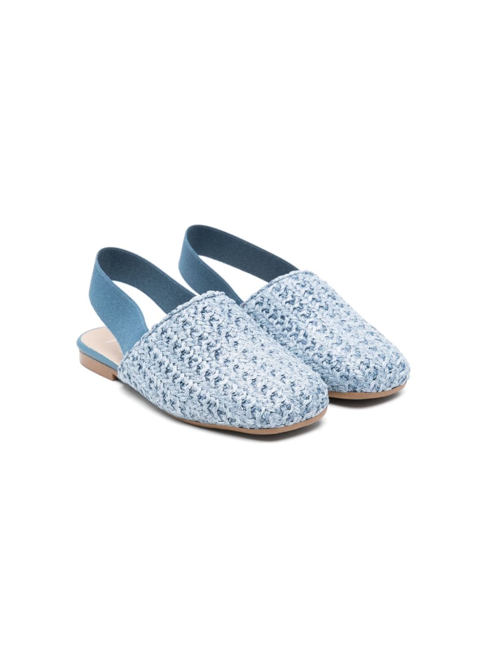 Eli1957 raffia slingback sandals - Blue von Eli1957