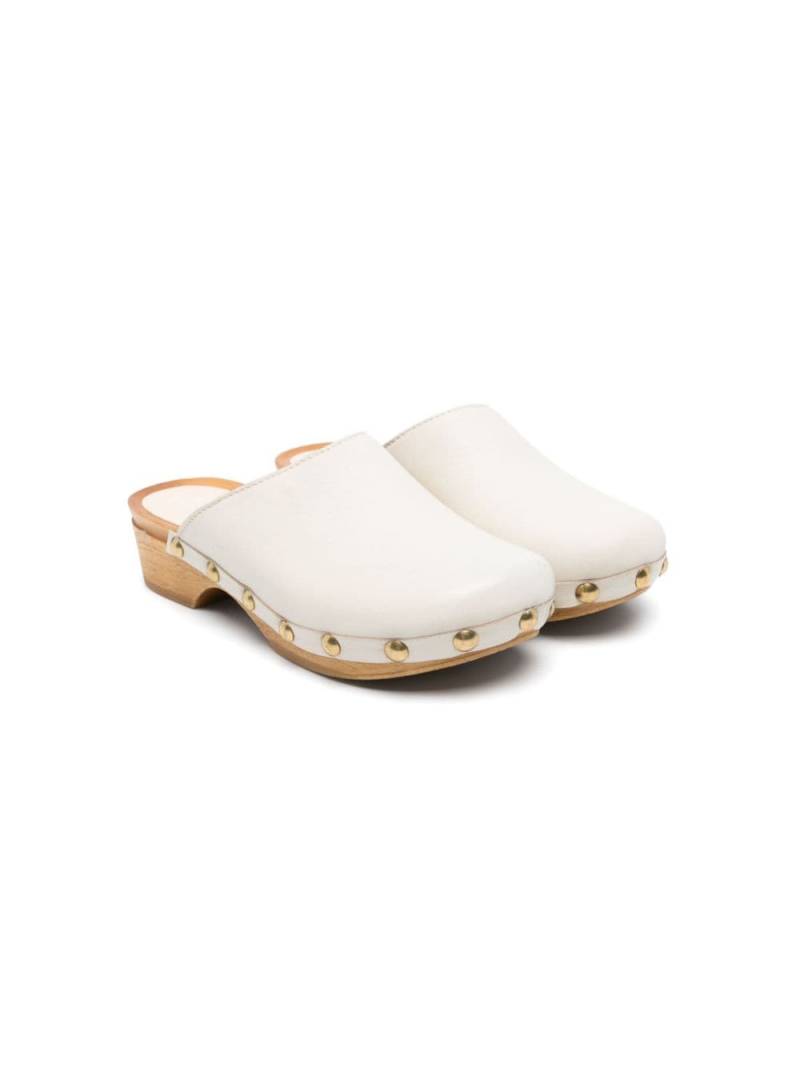 Eli1957 stud-embellished clogs - Neutrals von Eli1957