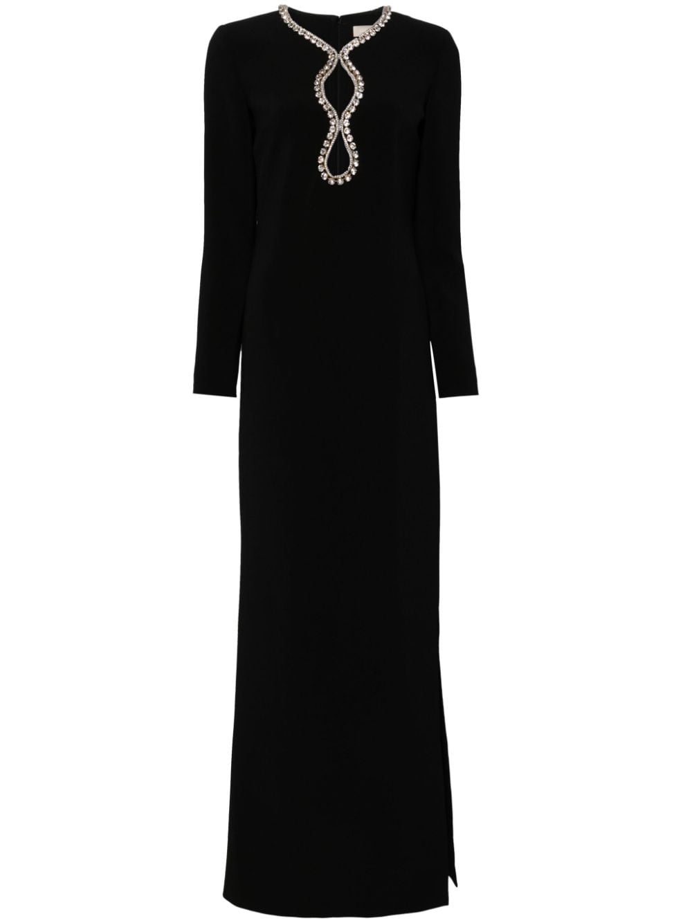 Elie Saab crystal-embellished maxi dress - Black von Elie Saab