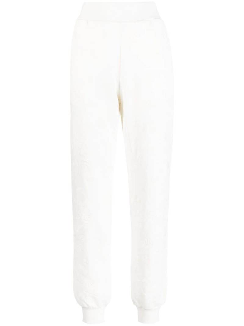 Elie Saab embroidered-design cotton blend track pants - White von Elie Saab