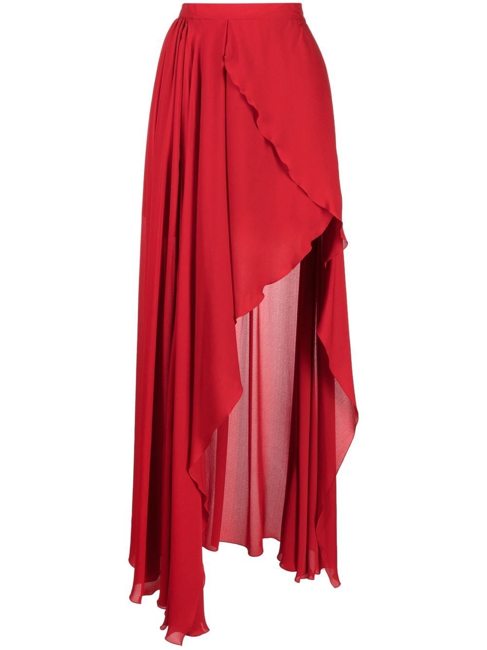 Elie Saab high-low fly away skirt - Red von Elie Saab