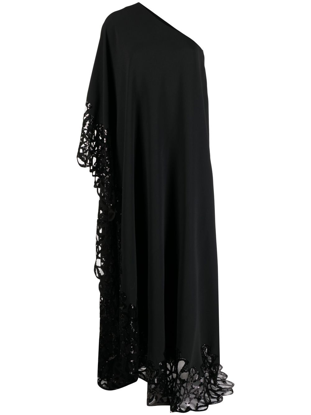 Elie Saab sequin-embellished one-shoulder gown - Black von Elie Saab