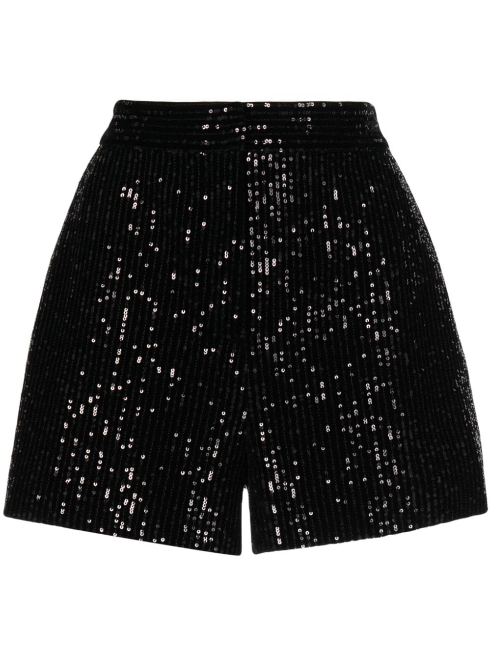 Elie Saab sequin-embellished shorts - Black von Elie Saab