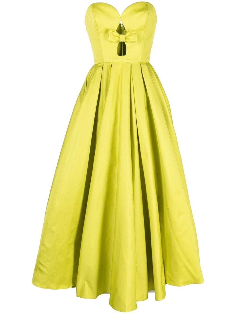 Elie Saab strapless taffeta dress - Green von Elie Saab