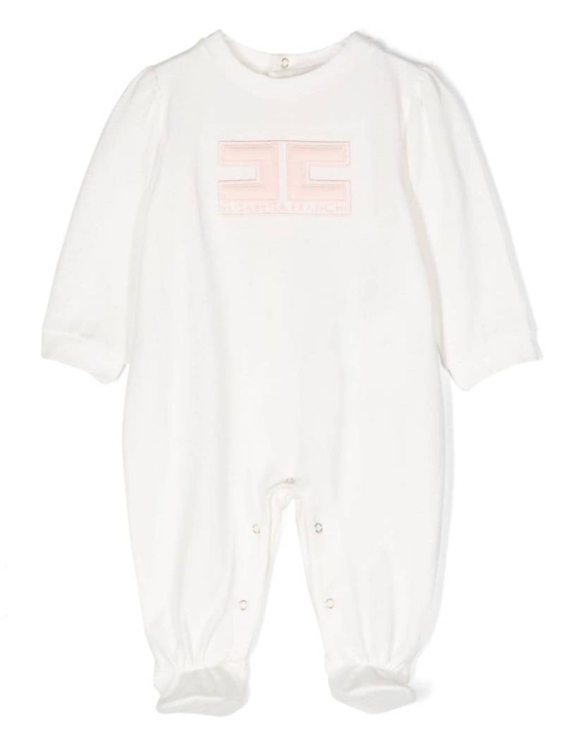 Elisabetta Franchi La Mia Bambina embroidered-logo pyjamas - White von Elisabetta Franchi La Mia Bambina