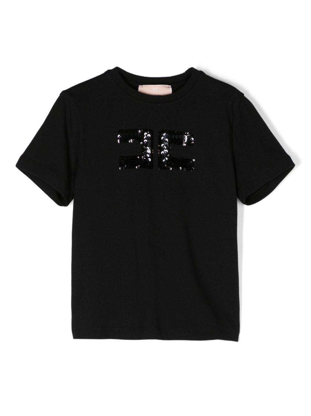 Elisabetta Franchi La Mia Bambina logo-embellished T-shirt - Black von Elisabetta Franchi La Mia Bambina