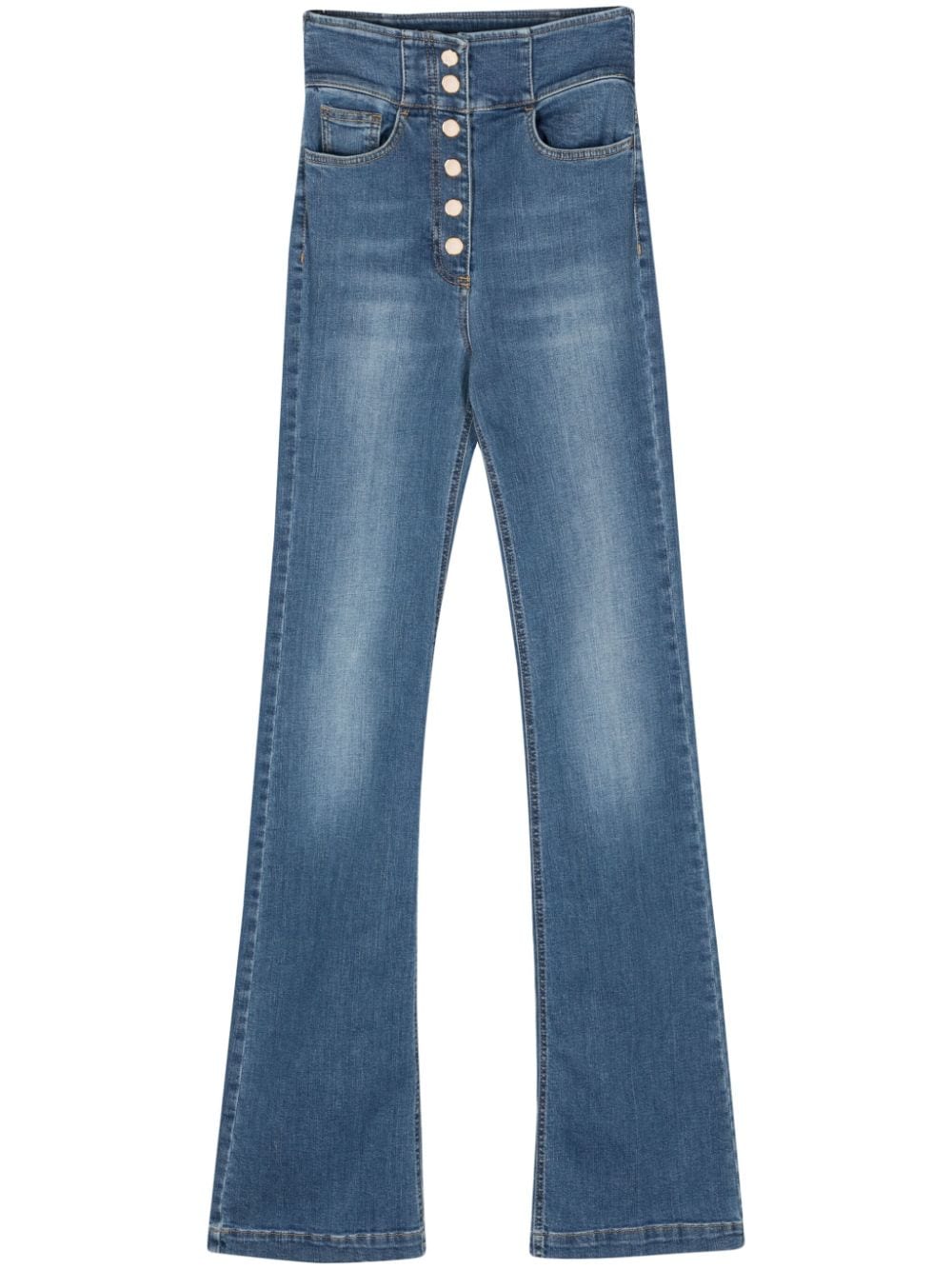 Elisabetta Franchi high-rise bootcut jeans - Blue von Elisabetta Franchi