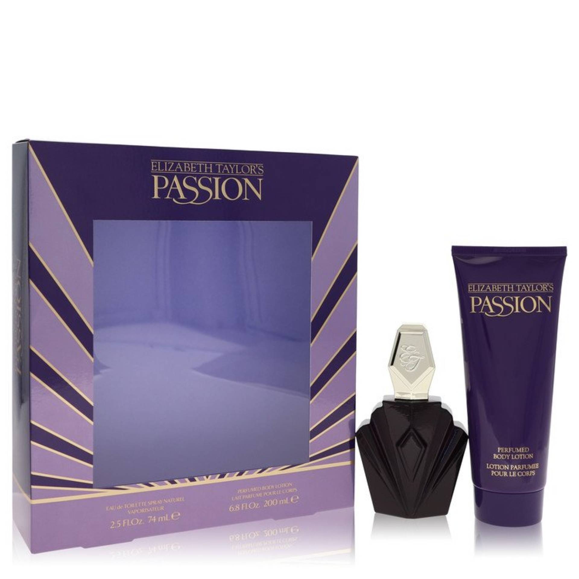 Elizabeth Taylor PASSION Gift Set -- 73 ml Eau De Toilette Spray + 201 ml Body Lotion von Elizabeth Taylor