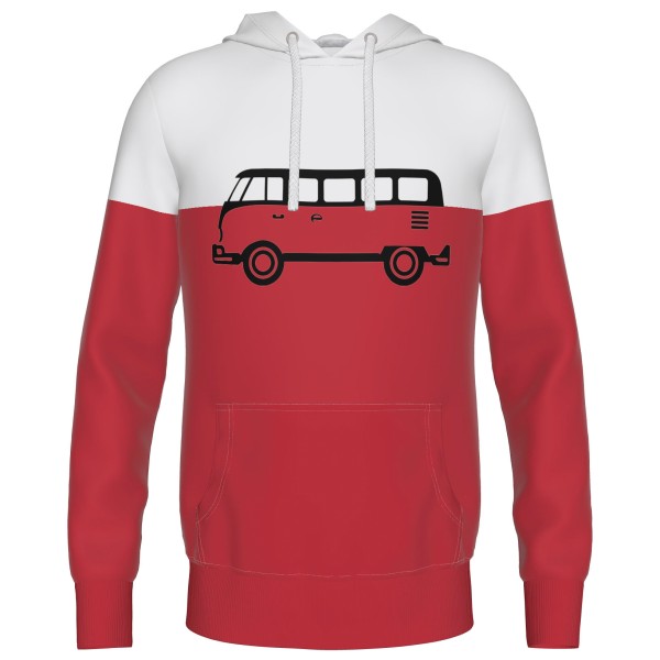 Elkline - Four Wheels To Freedom Lovelingsteil - Hoodie Gr 4XL rot von Elkline