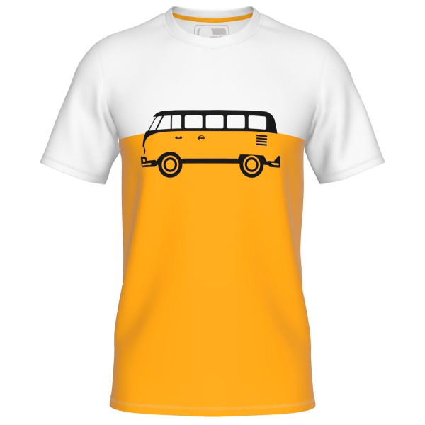 Elkline - Kid's Four Wheels To Freedom Abfahrt - T-Shirt Gr 152 orange von Elkline