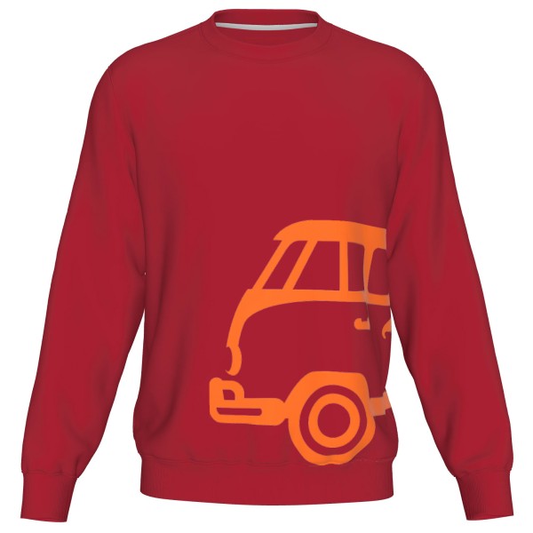 Elkline - Kid's Four Wheels To Freedom Big-Buss - Pullover Gr 152 rot von Elkline