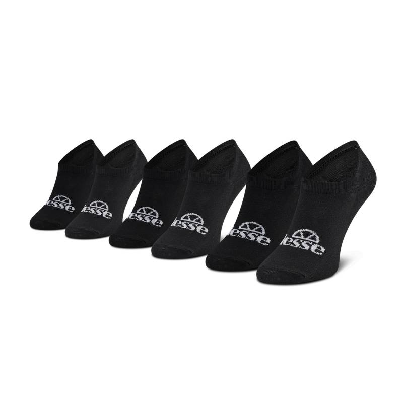 3er-Set Unisex-Sneakersocken Ellesse Frimo SAGA1791 Black 011 von Ellesse