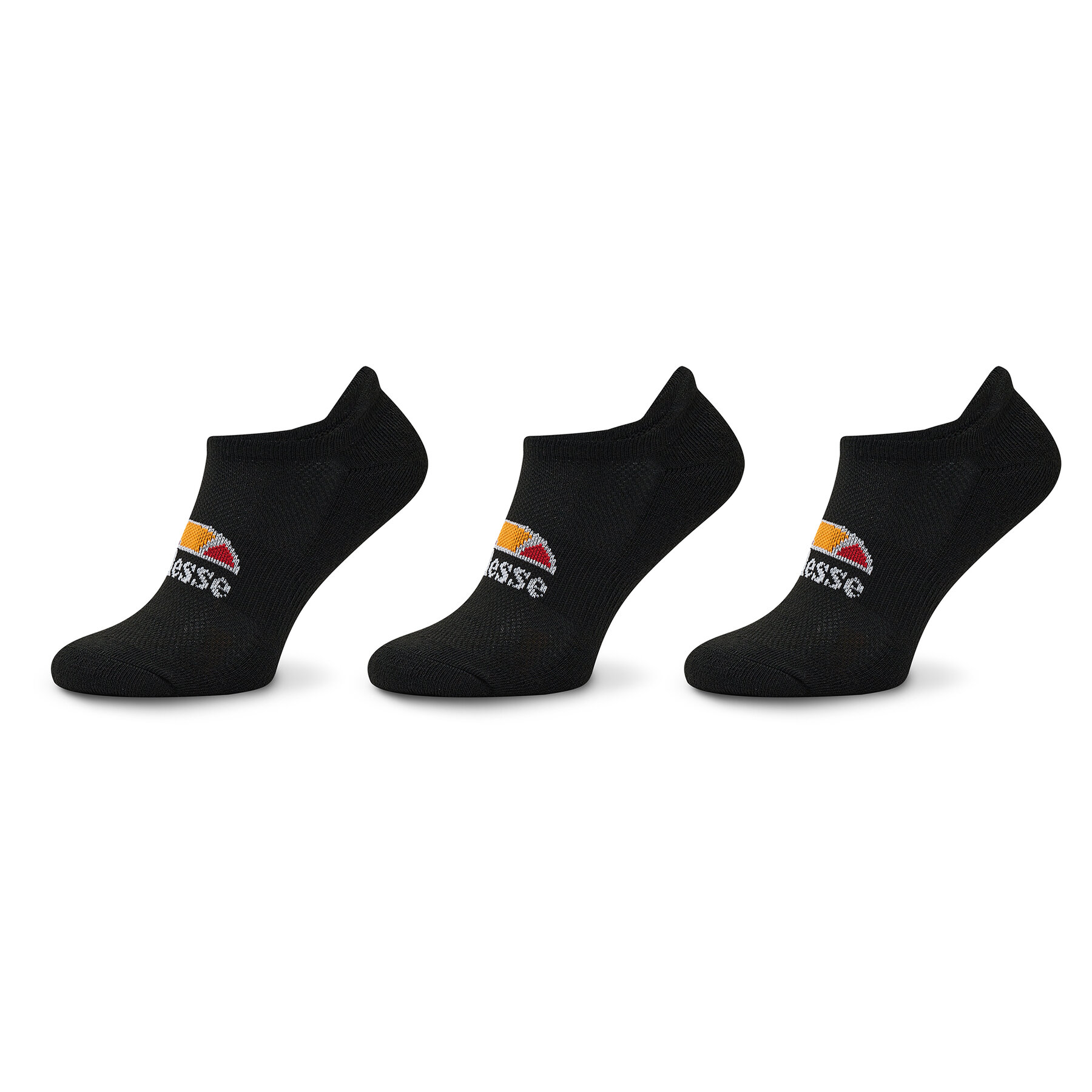 3er-Set Unisex-Sneakersocken Ellesse Rebi Trainer SBMA2300 Black 011 von Ellesse