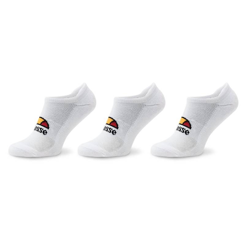 3er-Set Unisex-Sneakersocken Ellesse Rebi Trainer SBMA2300 White 908 von Ellesse