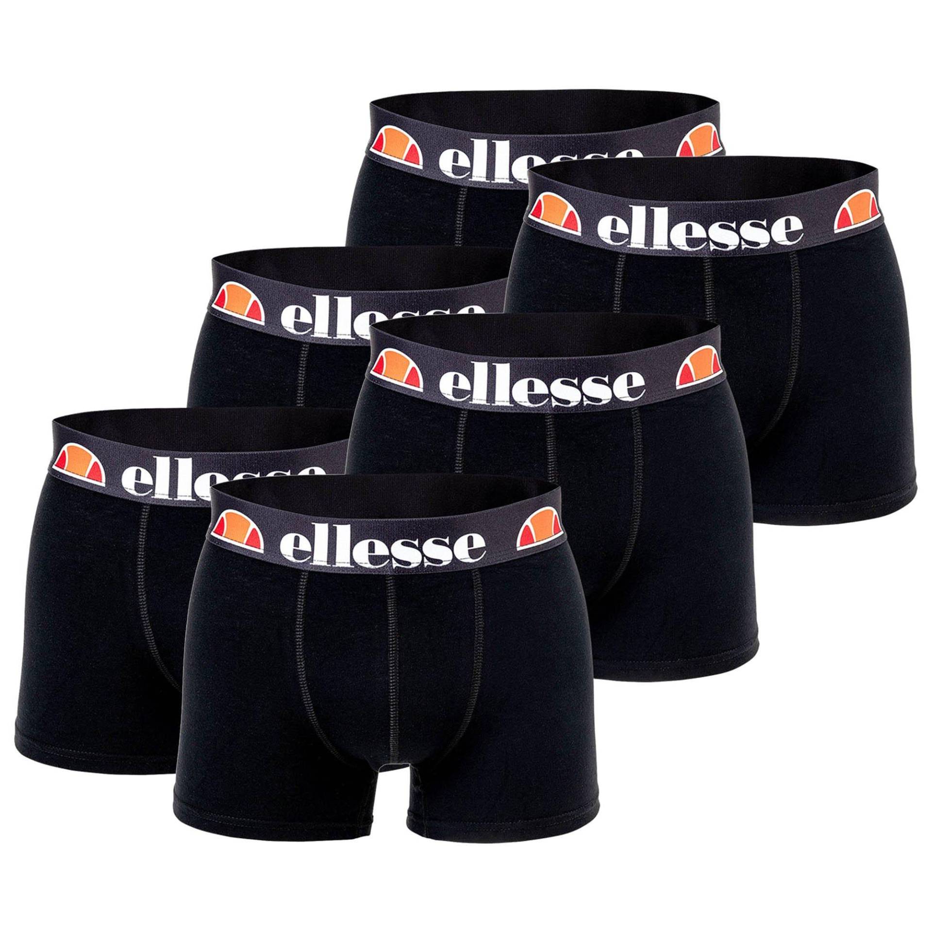 Boxershort 6er Pack Stretch-grillo Fashion Trunks Herren Schwarz S von Ellesse