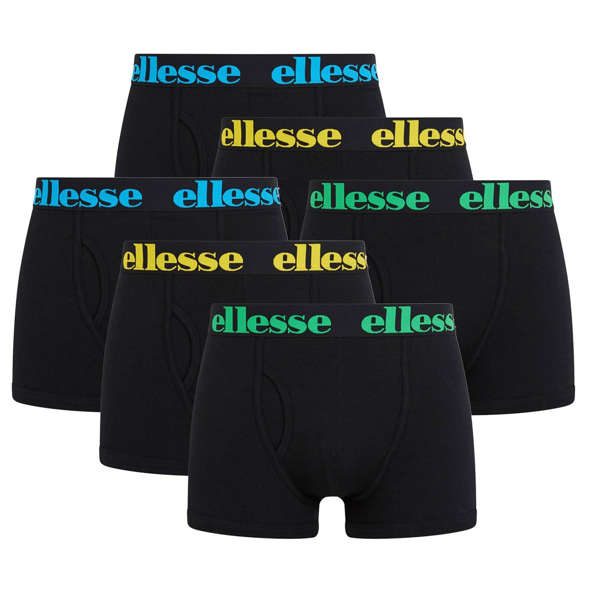 Boxershort Casual Stretch Herren Schwarz Bedruckt M von Ellesse