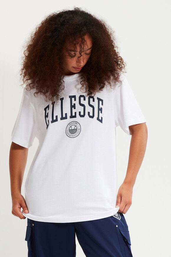 Ellesse Oversize T-Shirt | White | Damen  | M von Ellesse