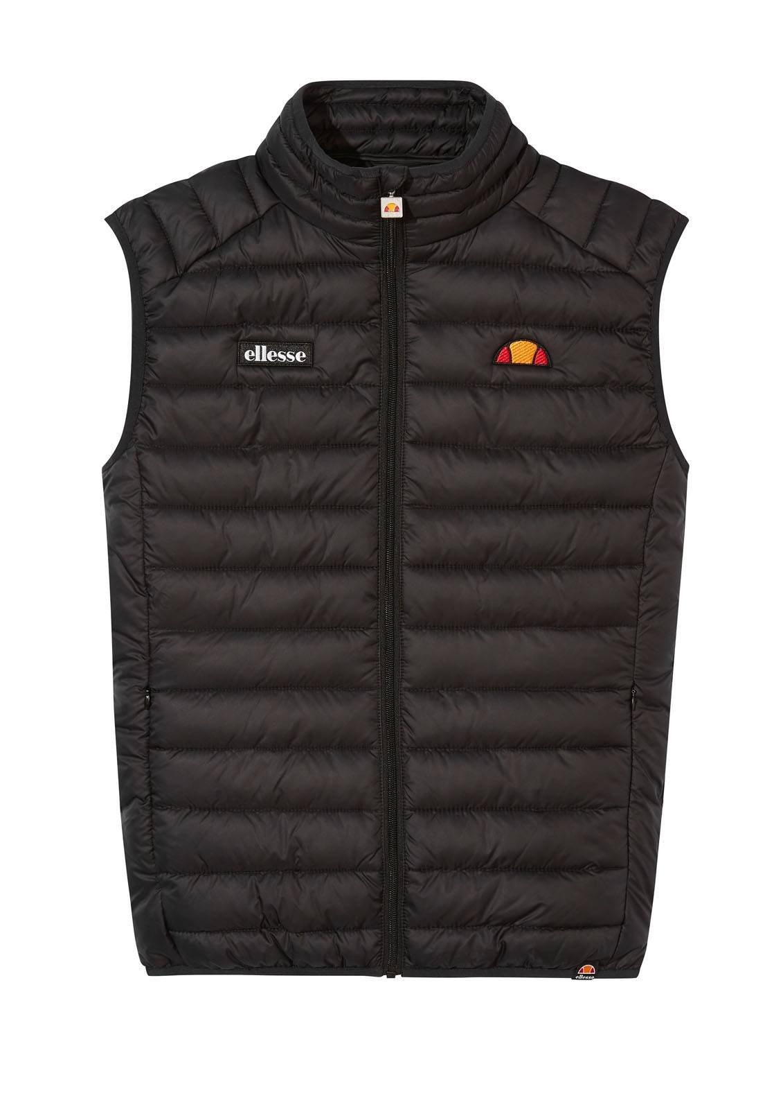 Steppweste Bequem Sitzend-bardy Gilet Herren Schwarz S von Ellesse