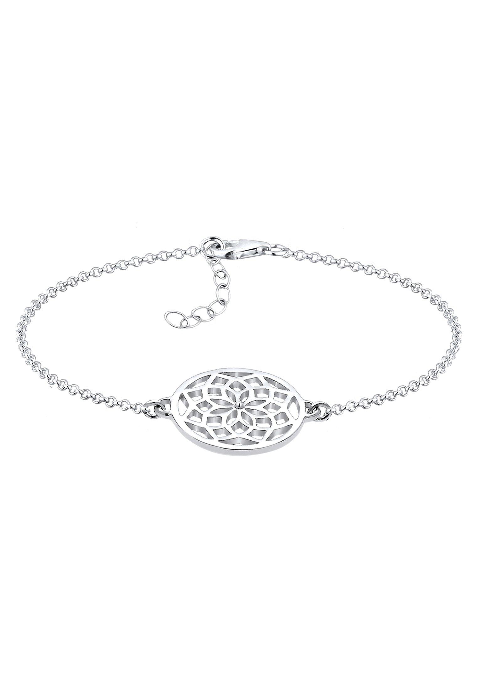 Armband Ornament Floral Damen Silber 17cm von Elli