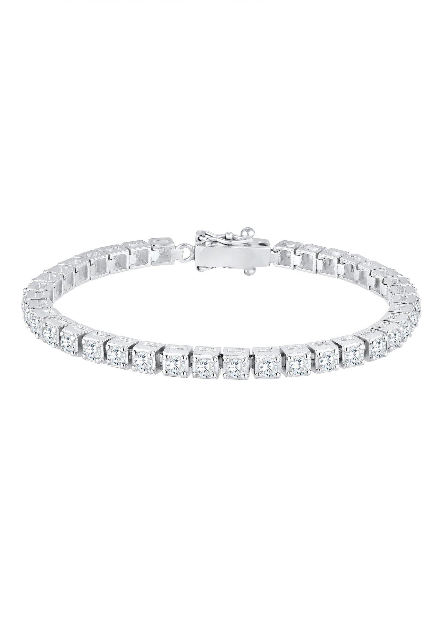 Armband Tennisarmband Trend Zirkonia Kristalle Damen Silber 20cm von Elli