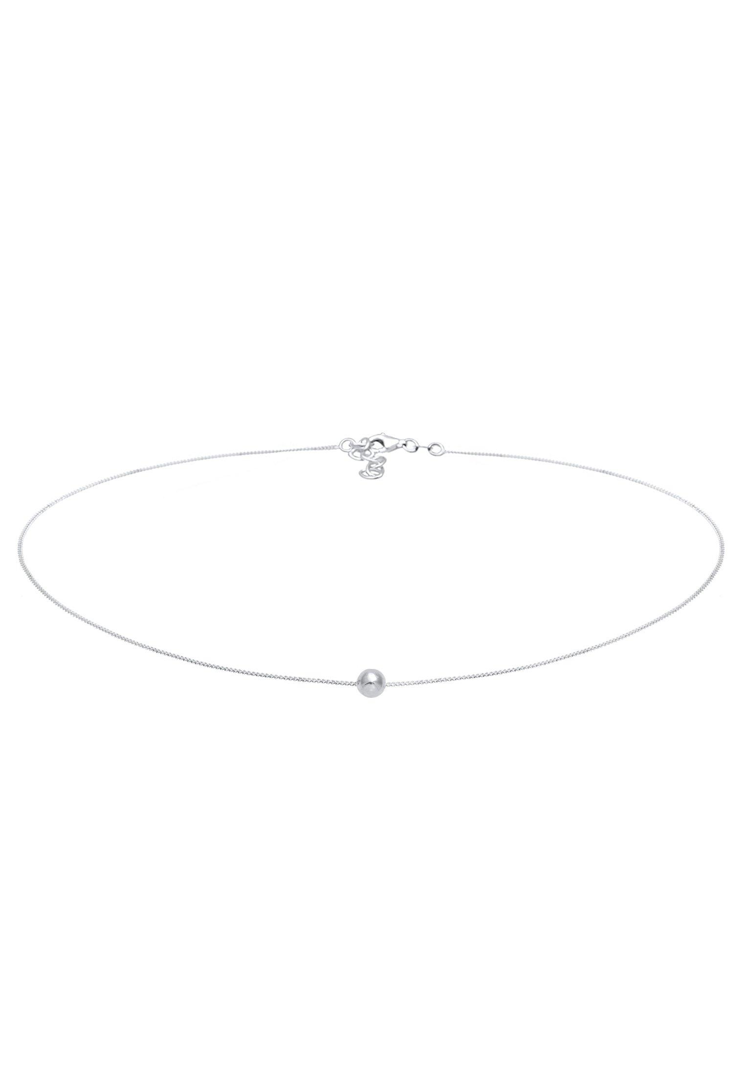 Halskette Choker Kugel Damen Silber 36cm von Elli