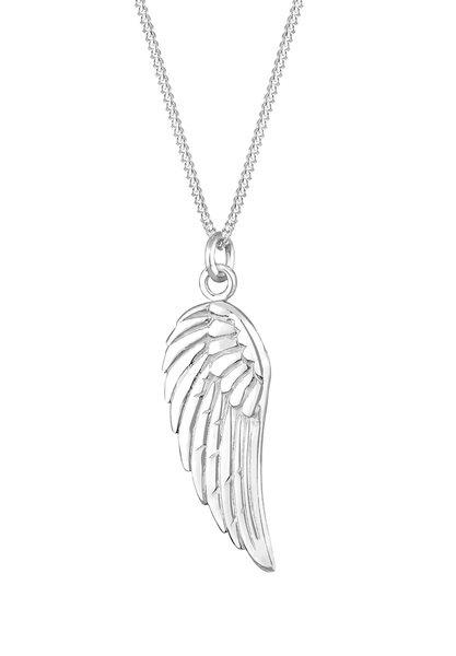 Halskette Klassische Kette Engel Flügel Damen Silber 45cm von Elli