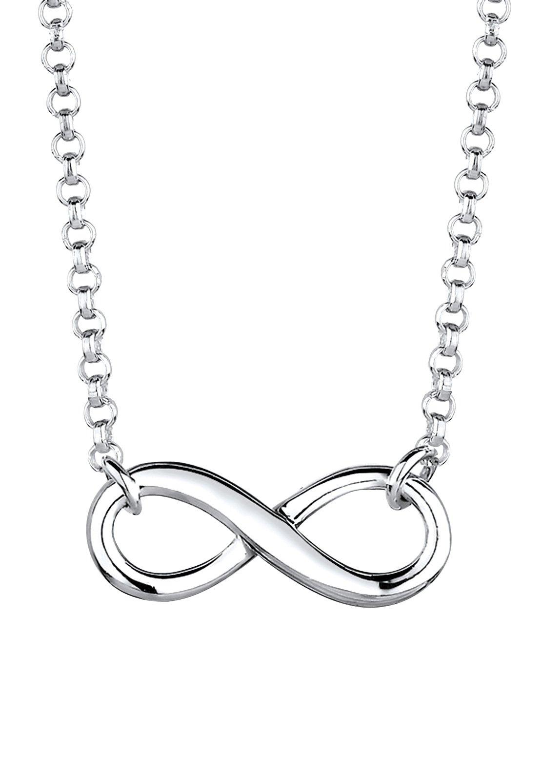 Halskette Unendlichkeit Symbol Damen Silber 38cm von Elli