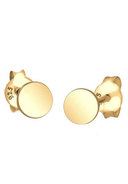 Ohrringe Ohrstecker Rund Damen Gold ONE SIZE von Elli