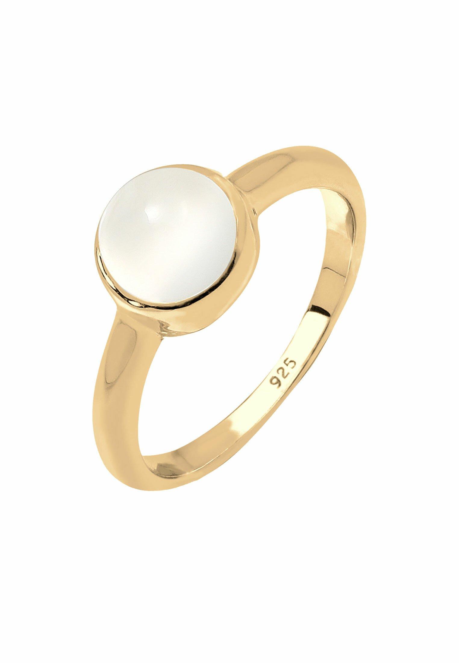 Ring Mondstein Damen Gold 52mm von Elli