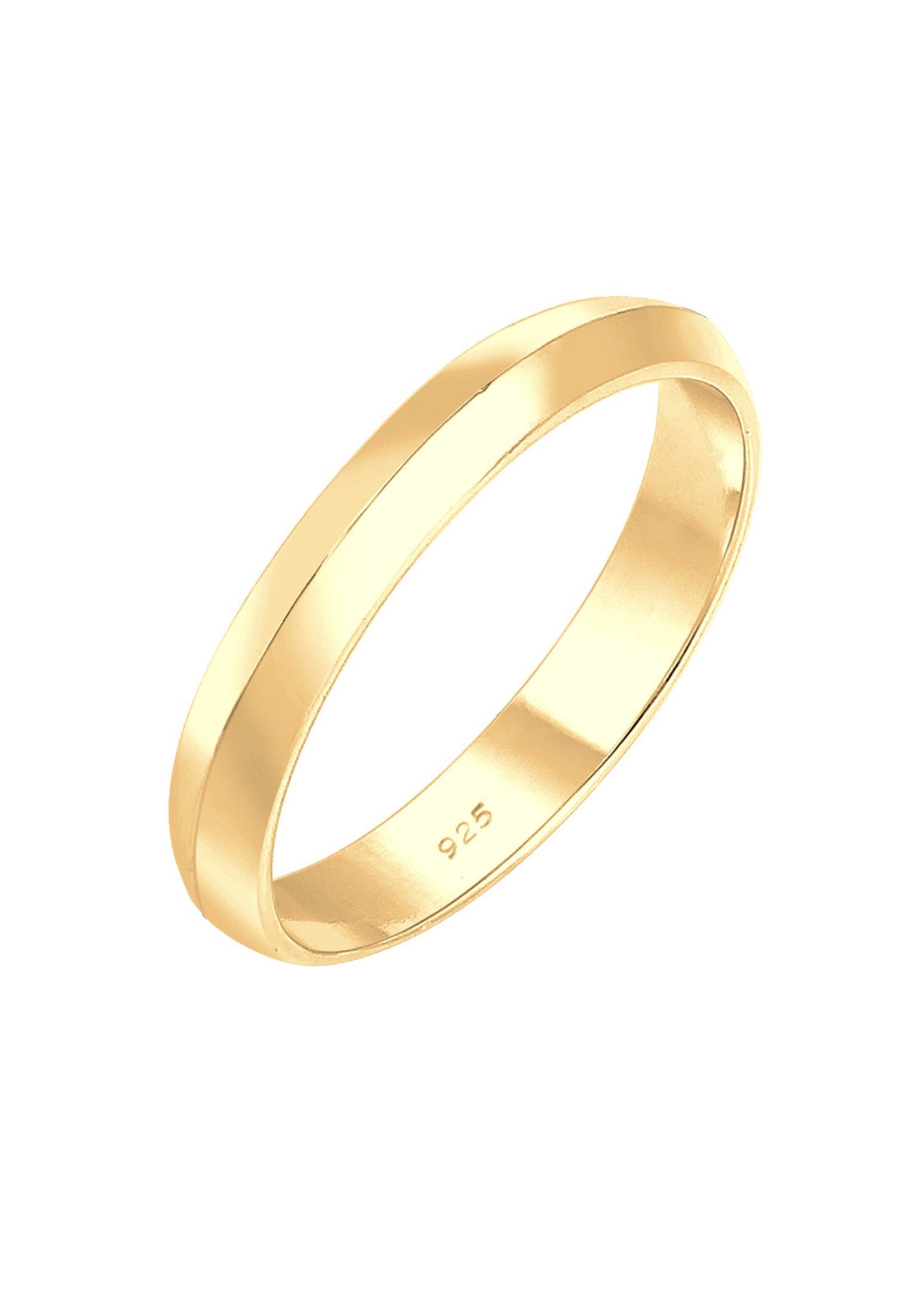 Ring Paaring Basic Trend Stapelring Damen Gold 60mm von Elli