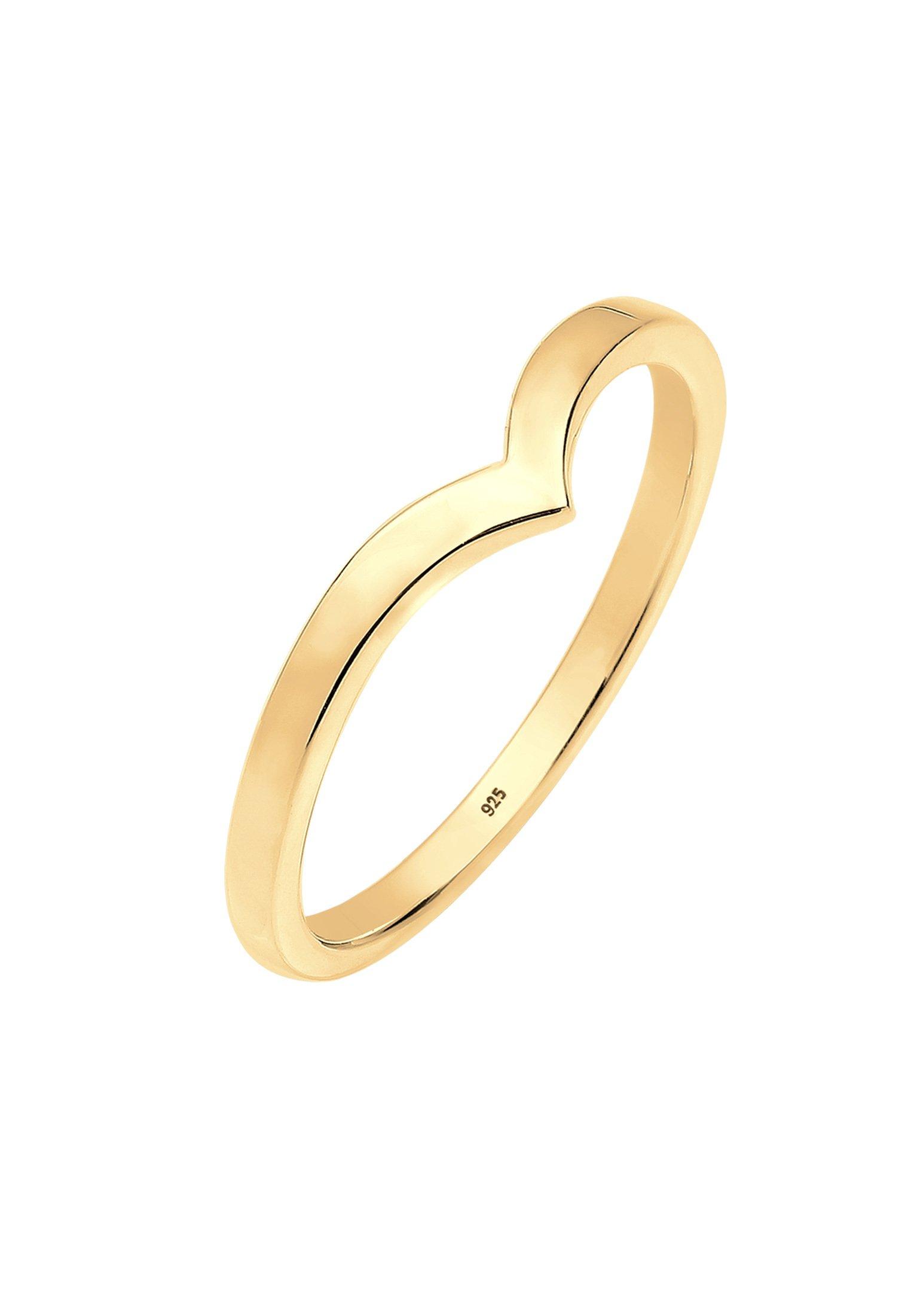 Ring V-design Damen Gold 50mm von Elli