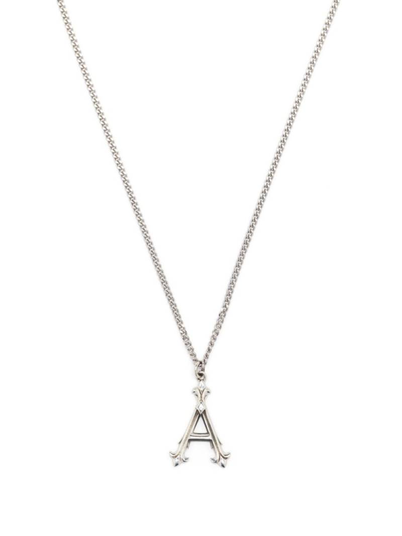 Emanuele Bicocchi Alphabet Pendant A sterling silver necklace von Emanuele Bicocchi