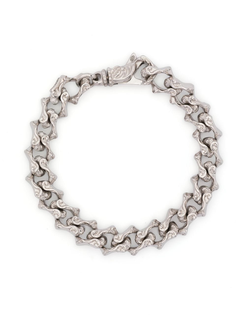 Emanuele Bicocchi Arabesque Sharp chain-link bracelet - Silver von Emanuele Bicocchi
