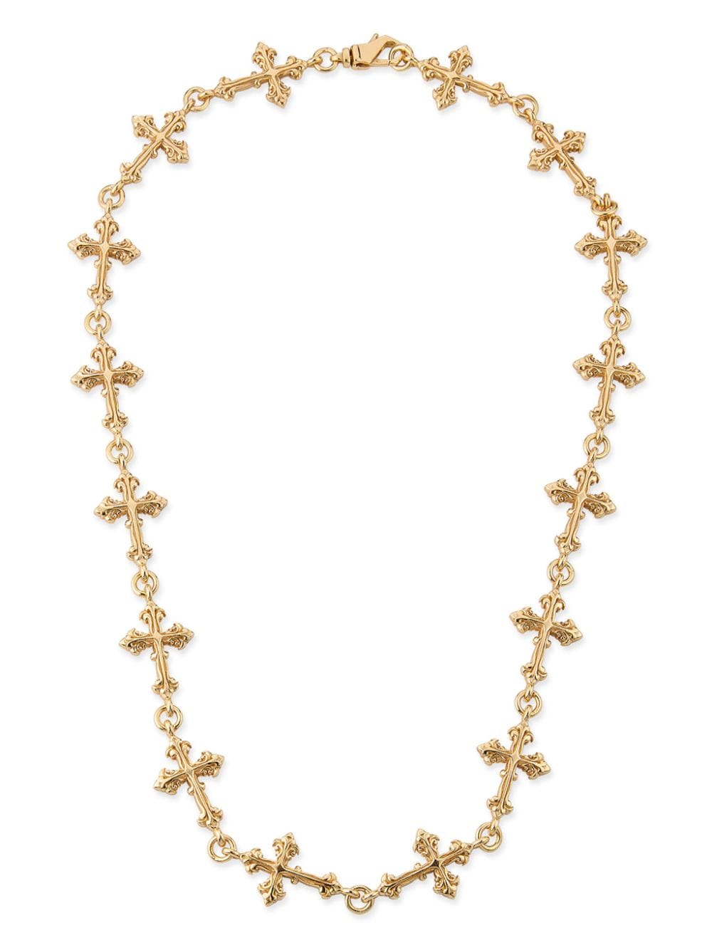 Emanuele Bicocchi Avelli multi-cross necklace - Gold von Emanuele Bicocchi