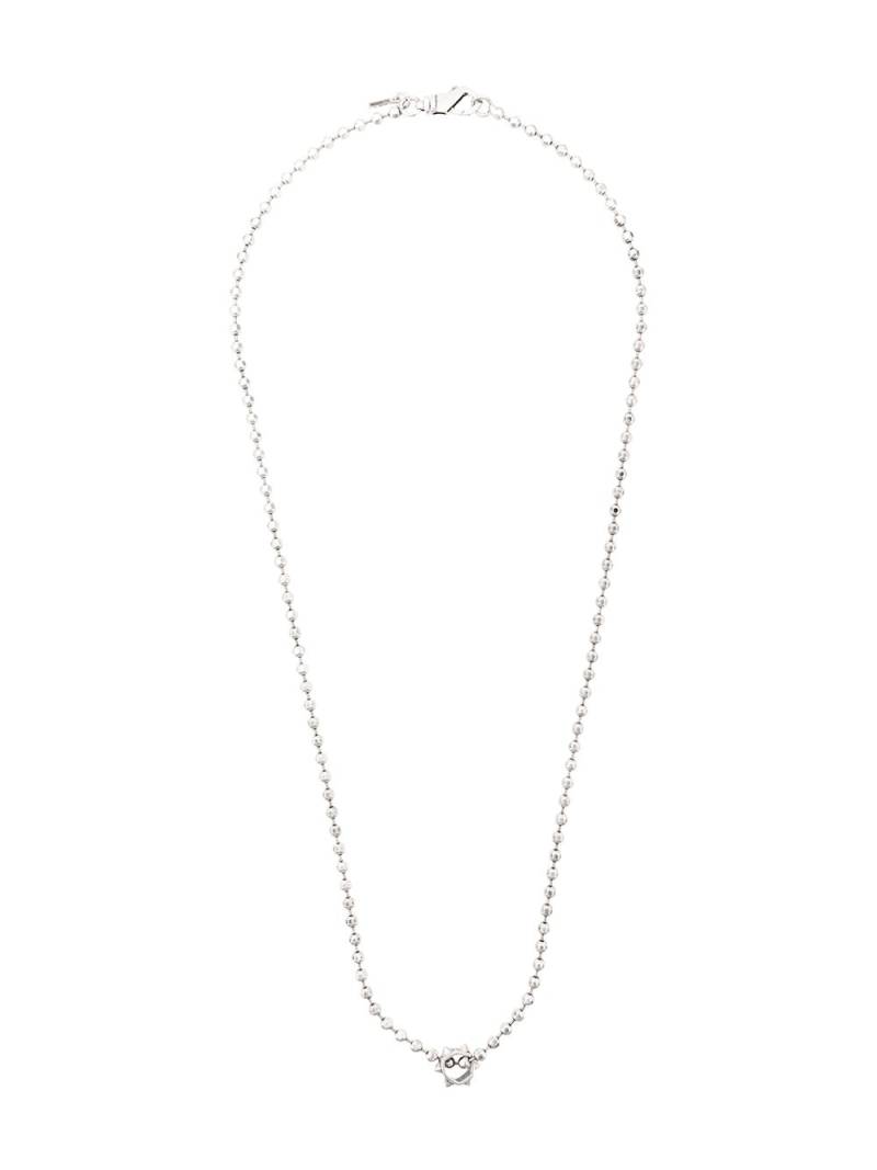 Emanuele Bicocchi Ball chain necklace - Silver von Emanuele Bicocchi