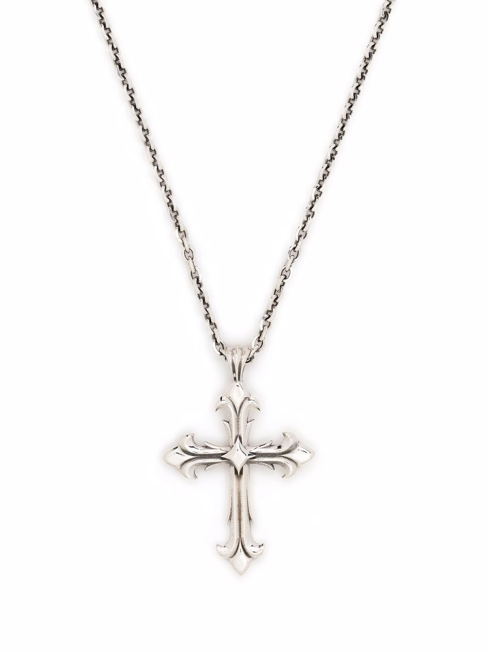 Emanuele Bicocchi Fleury Cross pendant necklace - Silver von Emanuele Bicocchi