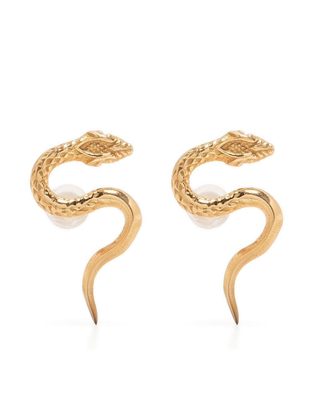 Emanuele Bicocchi Gold Plated Serpent Earrings von Emanuele Bicocchi