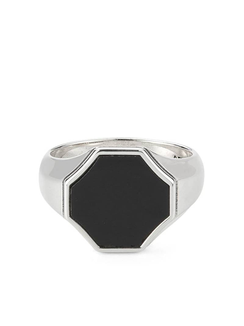 Emanuele Bicocchi Hex signet ring - Silver von Emanuele Bicocchi