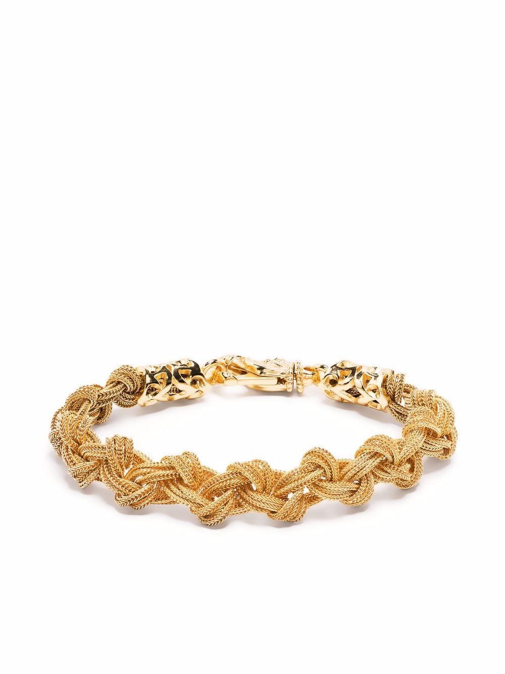 Emanuele Bicocchi Knot Braid bracelet - Gold von Emanuele Bicocchi