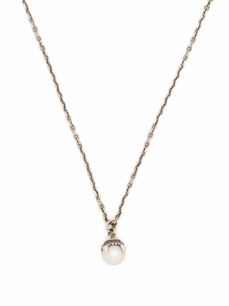 Emanuele Bicocchi Pearl Pendant Necklace - Silver von Emanuele Bicocchi